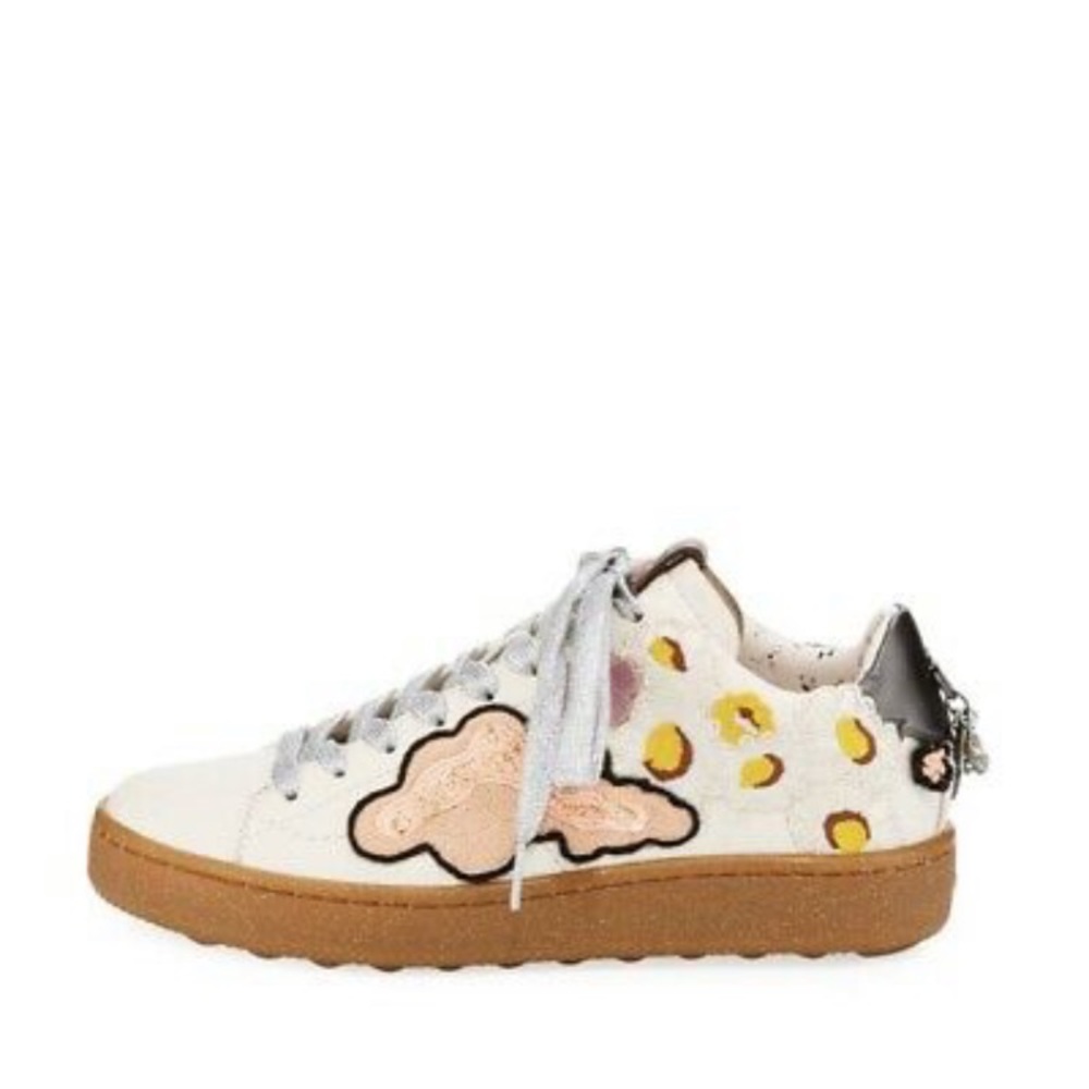beautiful BRAND NEW coach patched sneakers